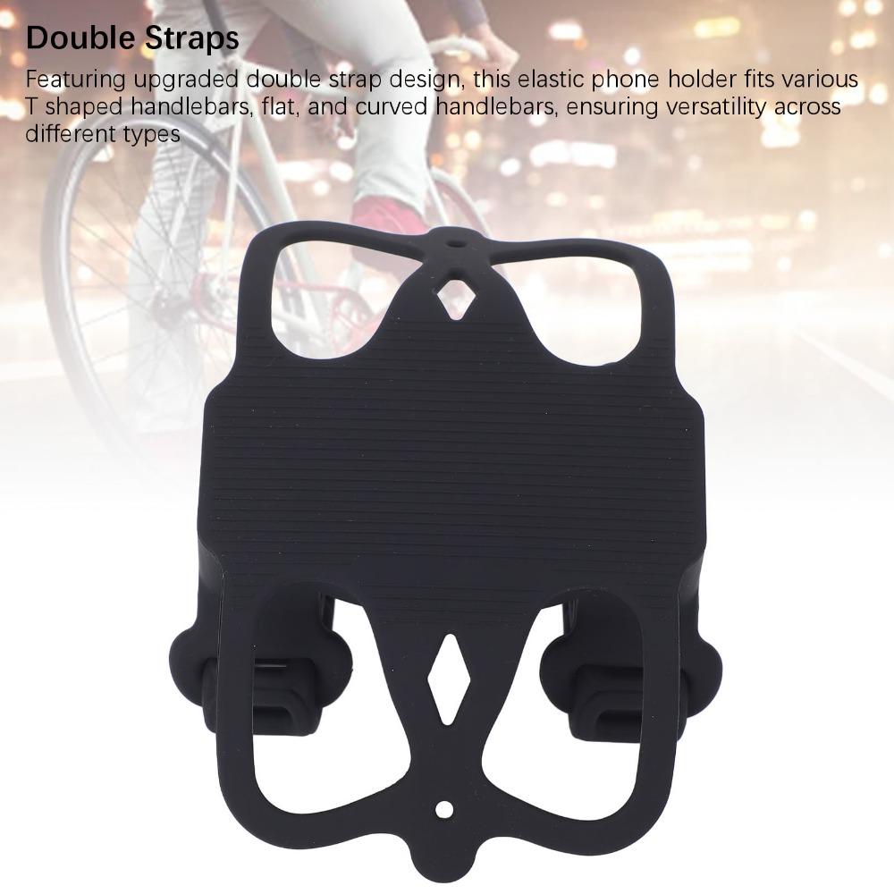 Tool-Less Install Bike Phone Holder Shockproof Bike Phone Strap  Daily Cycling