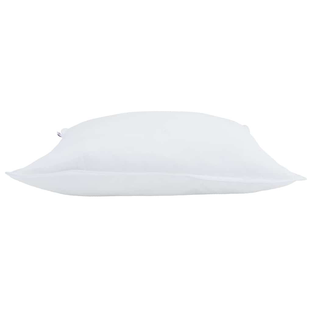 Pillow with Pillow Cover White 50 X 50 Cm Feather