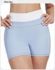 Hohe Taillen Farbe Block Po-Hebende Yoga-Shorts – Damen Gerippte Nude-Gefühl Lauf-Sport-Shorts (Stil 3129)