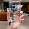 Phone Case For Xiaomi POCO X6 PRO 5G/Redmi K70E Fundas Capa Butterfly Bow Protective Casing Transparent Soft Silicone TPU Cover