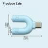 Portable 3.5mm Headsets Adapter Sensitivity Type C to 3.5mm Headphones Y Splitter Supports Double Earphone Connection