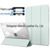 iPad 10.2" Leather Case with Pen Slot & Transparent Acrylic Back