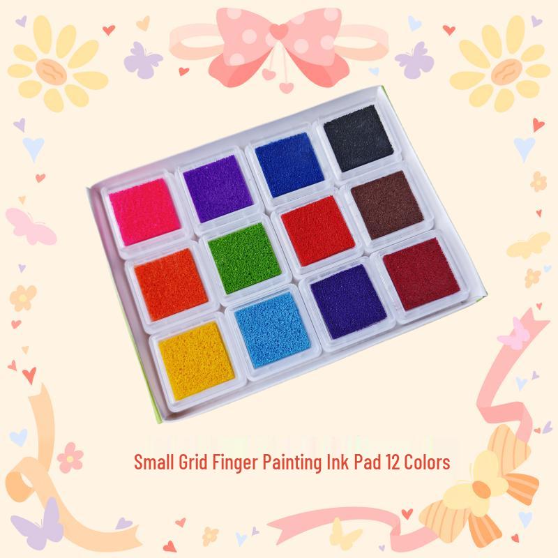 Children's Angel Fingerprint Art Book & Inkpad Painting Set for Toddlers
