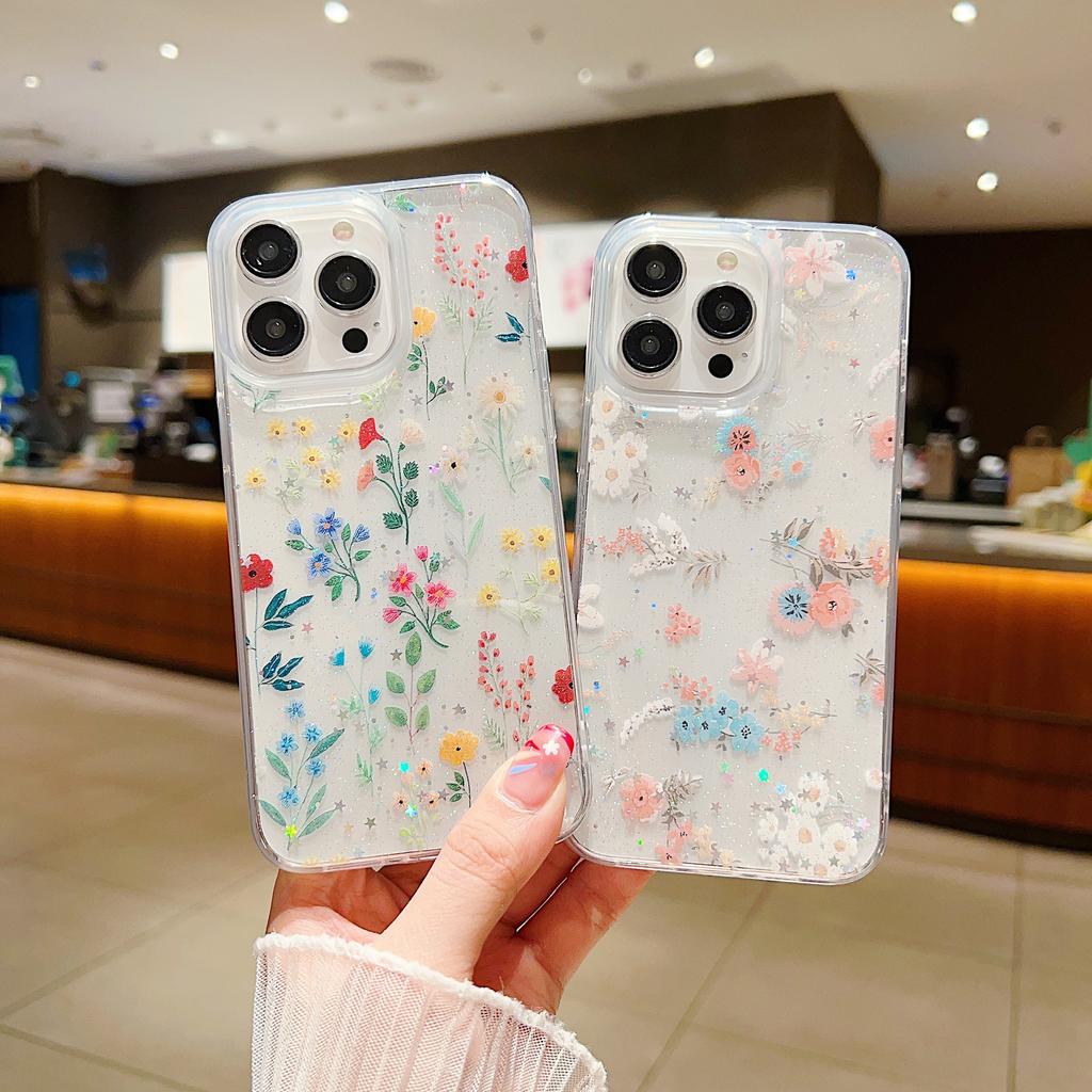 Fresh and Small Floral Mobile Phone Case for Apple IPhone16ProMax/15Plus/14/13XR/12mini