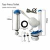 1 Set Pull Handle Toilet Water Tank Inlet Valve Push Button Toilet Tank Replacement  Toilet Tank