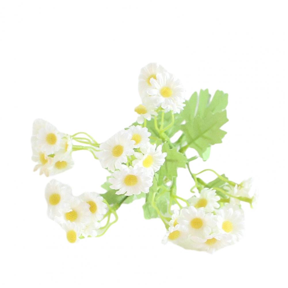 

Искусственная ветка с цветами Искусственный цветок на стебле Реалистичные шелковые искусственные цветы с зелеными листьями для декора дома и офиса белый