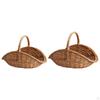 Cesto Decorativo, Rustico, Rurale, Picnic Fiore Design Intrecciato a Mano, Contenitore