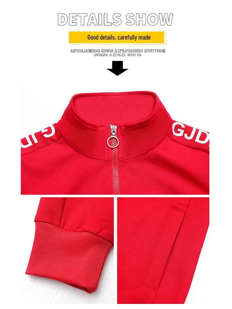 Set sport la modă pentru femei, din bumbac elastic - hanorac, pantaloni, tricou pentru ținute casual și de dans de primăvară/toamnă