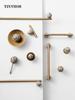 Tinyhob Nordic Art Handle / Natural Stone+ Bronze Handles and Knobs Drawer Pulls Kitchen Cabinet Knobs Furniture Hardware