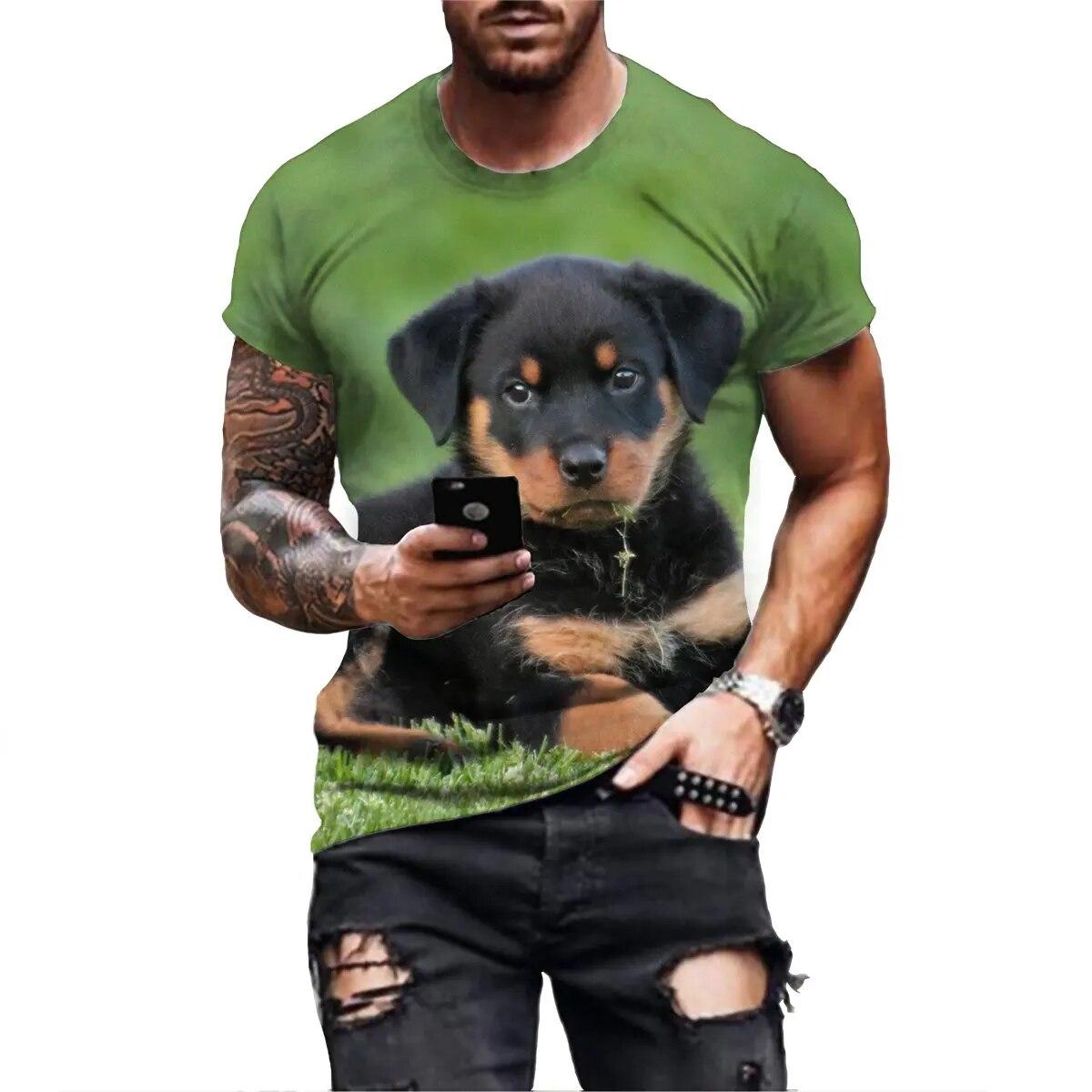 

Летняя горячая Распродажа, футболка с изображением собаки, 3d футболка с животным, летняя модная футболка, мужские модные футболки, уличные топы и футболки в стиле хип-хоп