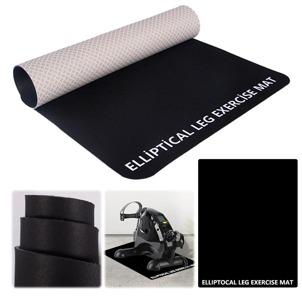 Ellipse Leg Exerciser Machine Mat Non-Slip Foot Pedal Exerciser Mat Soft Stepper Floor Mat Enhance Stability for Fitness Sports