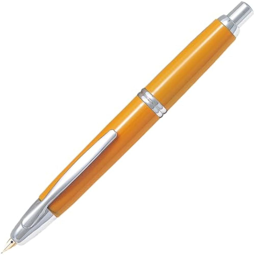 Pilot FCN-1MR-DYF Capless Deep Yellow Fine Line (F) Fountain Pen