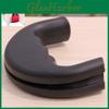 Durable Rubber Handle For Dogs And Cats Non-expanding Leash Handle Black Color 11*8cm