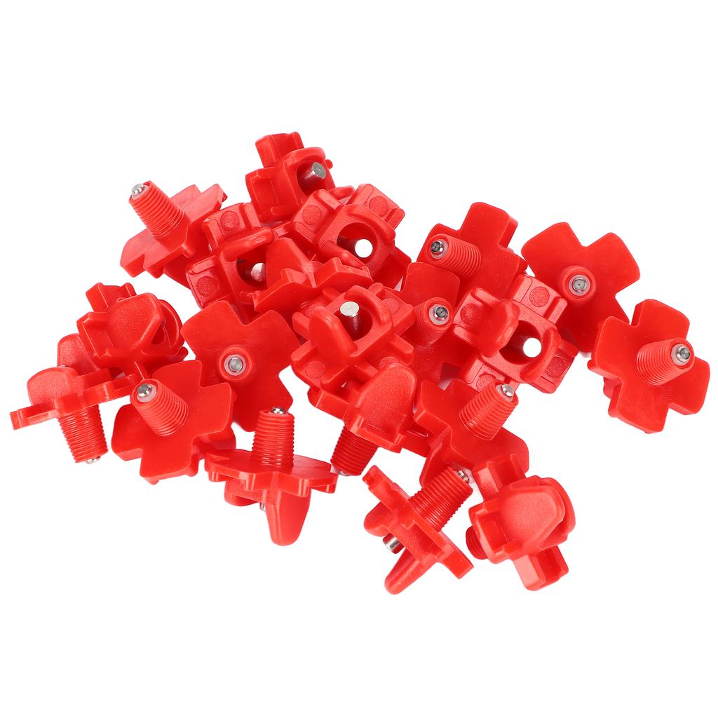 20 STÜCKE Hühner-Tränkenippel Automatische Geflügeltränke Hahn Außenmontage für Wachteln Enten