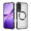 KEYSION Transparent Magnetic Case for VIVO V50 Lite 5G Silicone+PC Heavy Duty Shockproof Phone Back Cover for for VIVO V50 Lite