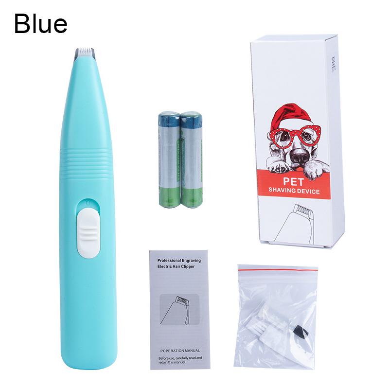 

Pet Hair Trimmer Dog Hair Trimmer Portable Electric Mini for Dogs ats Low Noise for Trimming Hair Around Paws Eyes Ears Face синій