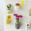 1/2Pcs Mini Ceramic Vase Refrigerator Magnet Home Office Kitchen Locker Fridge 3D Miniature Flower Vase Pot Magnetic Decoration Ornament