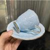 European Luxury Phnom Penh Coffee Cup Household Relief Bone China Cup Dish Set Afternoon Tea Cup Dish Water Cup Tea Cup