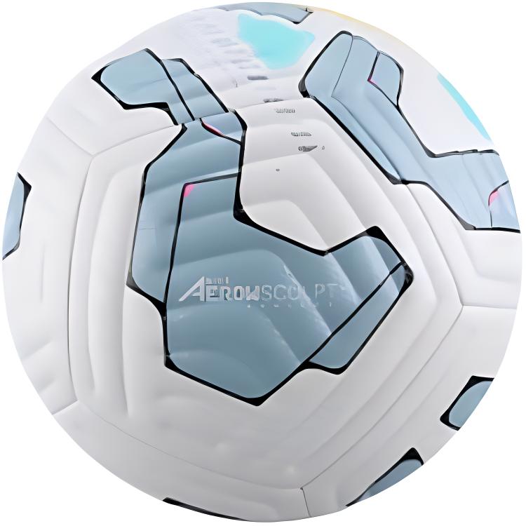 Nike Size 45 Soccer Ball Machine Stitched White Blue Unisex FZ2632-102