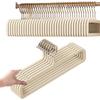 Flocking Non-Slip Pants Hanger, Ultra-Thin Space-Saving Clothes Hanger for Wardrobe Organization,No Trace Design with ABS