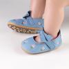 Embroidered Baby Girl Soft Sole Shoes, 3-6 Months