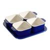 Staub Ceramic Square Serving Set (Dark Blue)