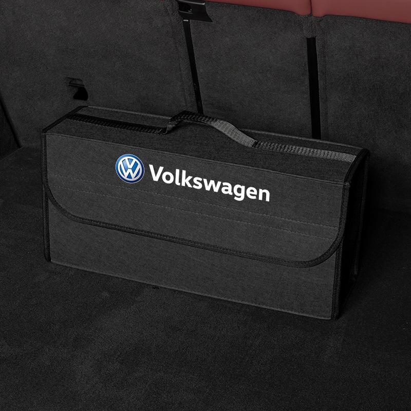 Für VW Volkswagen Jetta MK5 Golf Auto Logo Großer Platz Faltbare Aufbewahrungsbox Kofferraum Auto Reisetasche Für Volkswagen VW RLine R Golf A