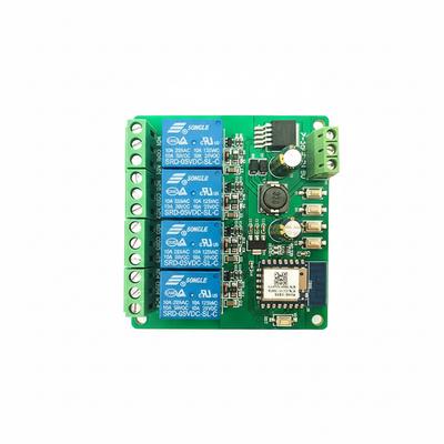 Tuya Four-Channel WiFi Bluetooth Remote Relay Module Phone APP Control Switch Jog/Self-Locking Timing