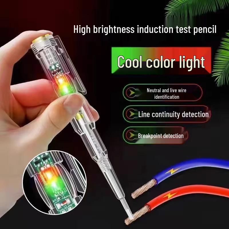 Electrician’s High-Brightness Induction Test Pen for Broken Wires, Zero Fire, and Continuity Testing.