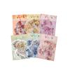1pack/20Pcs Retro Literary Flower Sticker Set European Classical DIY Handmade Album Scrapbooking Decorative Paper Supplies