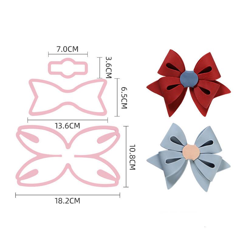 

Hot Sale Cake Bowknot Mold Cookie Embosser Tools Baby Shower Party Wedding Decorating Frosting Biscuits Fondant Baking Supplies фіолетовий