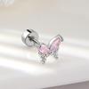 2026 Trendy Butterfly Cubic Zirconia Titanium Tragus Earring for Women