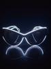Wireless EL luminous glasses LED pixel sunglasses for disco KTV bar concert flash atmosphere online celebrity