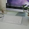 Tilt Lift Computer Keyboard Stand Wire Mesh Ergonomic Typing Keyboard Tray Non-slip Hollow Keyboard Wrist Rest Stand