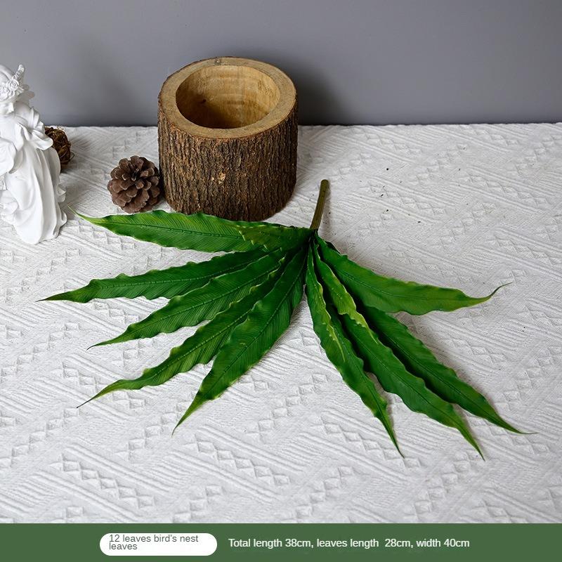 Large Artificial Fern 40cm 15Leaves Tropical Fake Fern WholesaleLeaves Persian Leaves Wall Hanging Plants For Home Garden Decor
