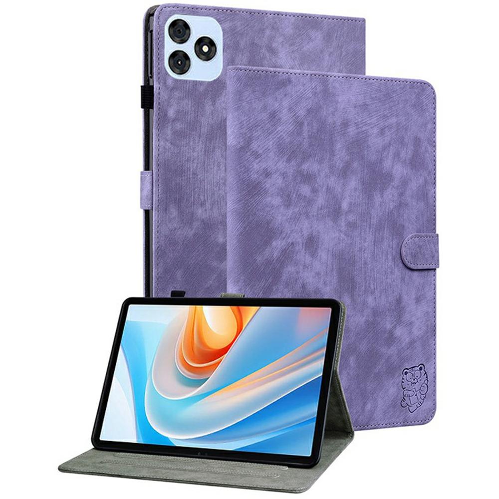 Für itel Vistatab 30 Hüllen Tigeraufdruck Kratzfestes PU-Leder Tablet-Hülle