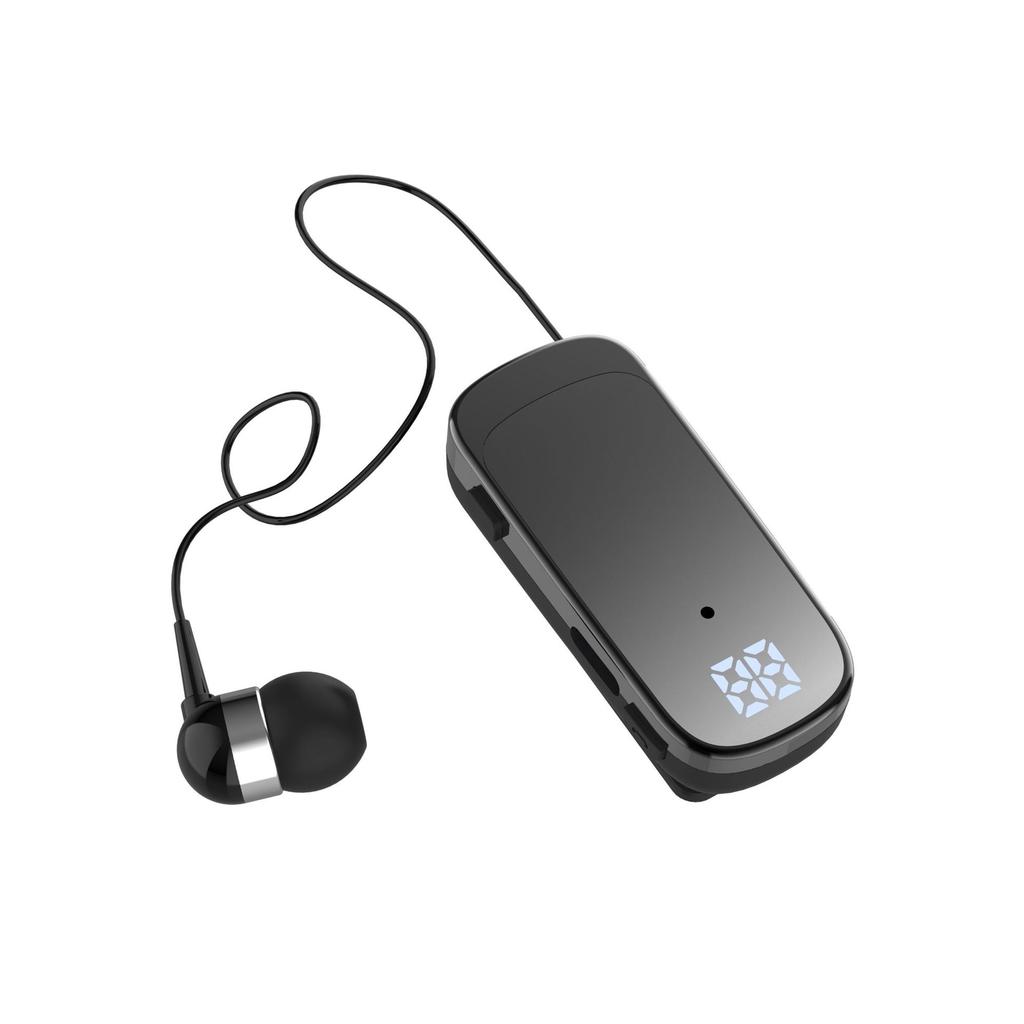 Lavalier Business Bluetooth 5.2 Headphone Call/Music 20H Noice Cancelling Wireless Earphone Vibrate Remind Headset Sport Earbuds