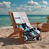 Custom Name Ultra-Soft Beach Towel with Transformers Theme,Ideal for Pool - Camping, Diving - Perfect Travel Essential, Vibrant Beach Towel.