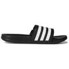 New Adidas Adilette Comfort Adjustable Slide 'Black White' GZ8951