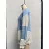 Women S Crew Neck Long Sleeve Pullover Knit Sweater Vintage Winter Top