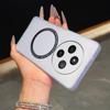 Magnetic Semi‑Transparent Matte Phone Case for Xiaomi Redmi 14C 4G,POCO C75 Soft TPU Shockproof Cover