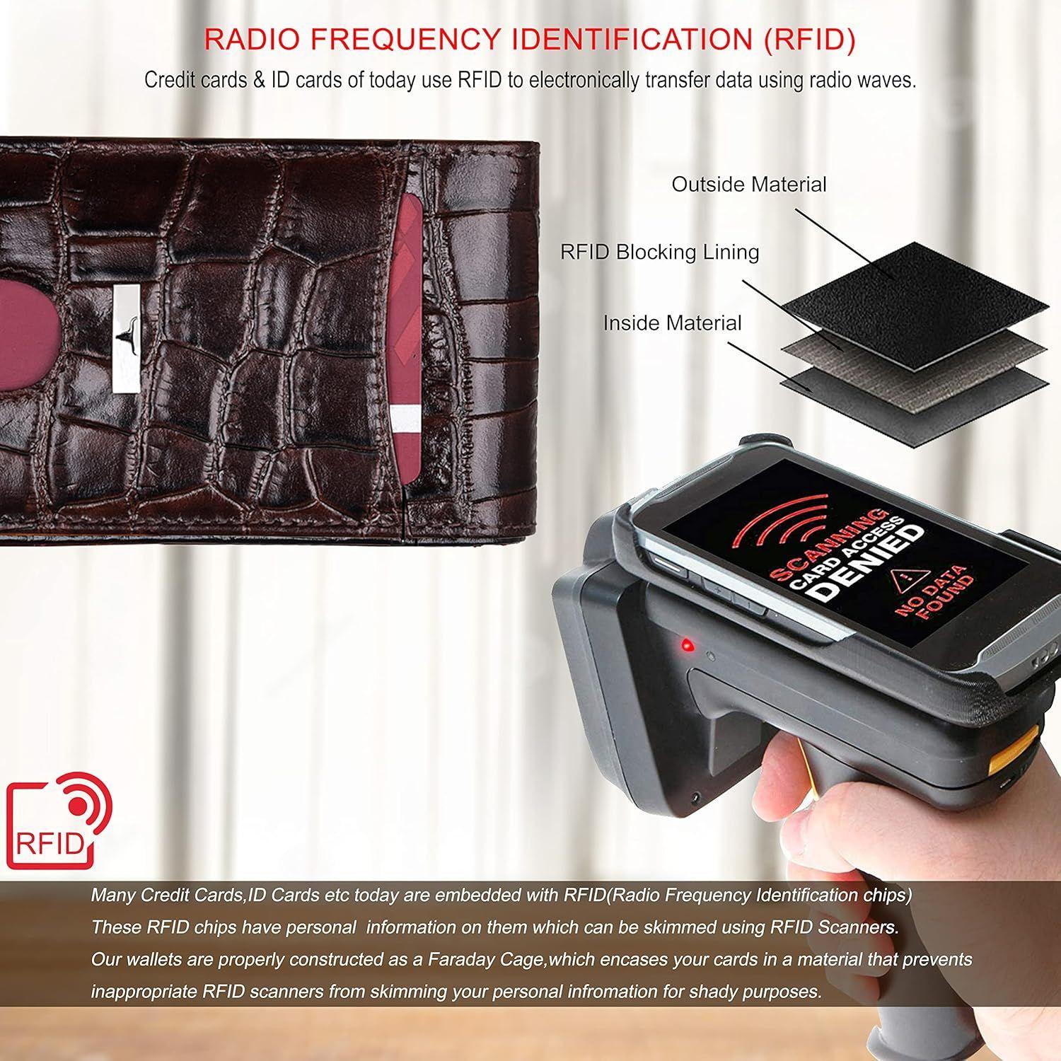 Кожаный кошелек с зажимом для денег Eddy Brown/Mustard для мужчин — фото 8