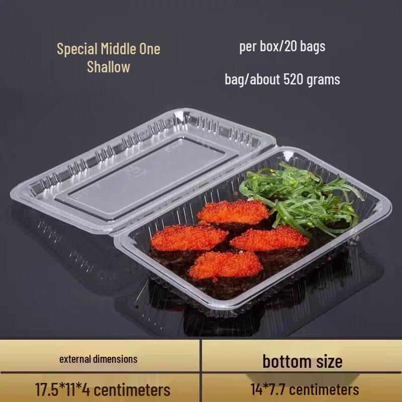 Disposable Rectangular Sushi Tray