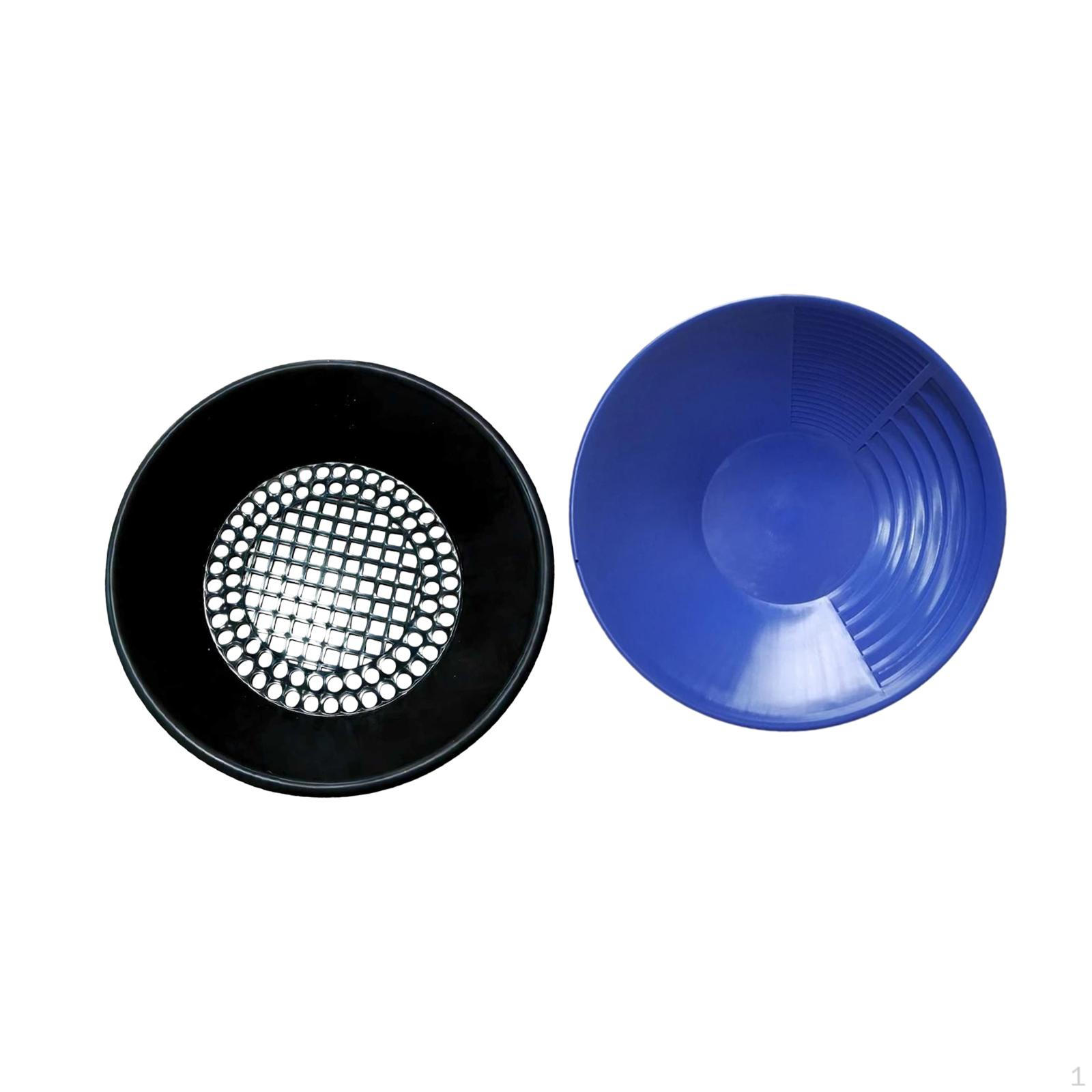 

ning Basin with Sieve for Waters Blue and Black