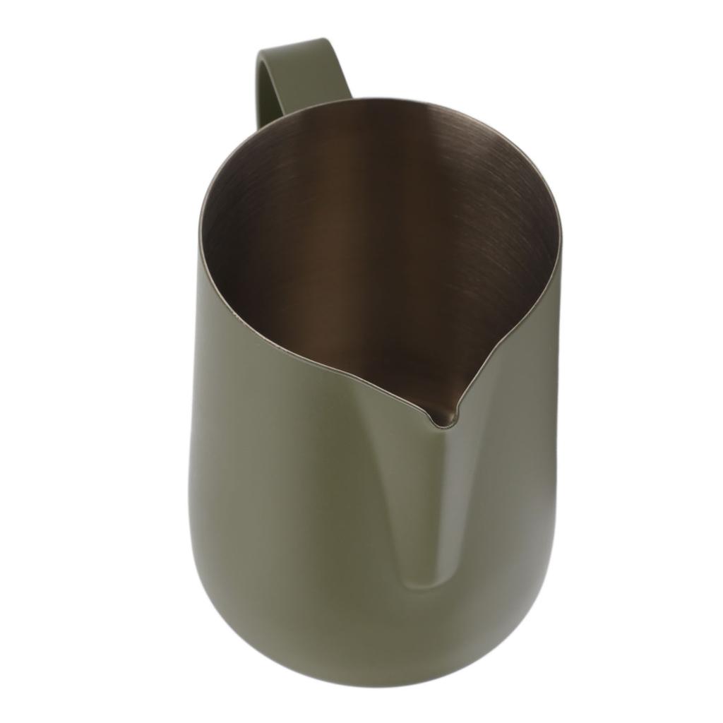 Frothing Jug Pitcher Falcon Beak Tip 304 Stainless Steel Milk Frother Cup for Home Cafe 600ml OD