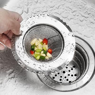 Fashion Vegetable Washing Basin Sink Water Channel Bathroom Floor Funnel Filter Multi-use Filter Screen Anti Blocking Device Home Living  Kicthen