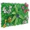 Artificial Plant Privacy Screen 6 Pcs Green 40 X 60 Cm