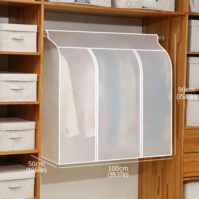1 st. Kledingstofhoes Garderobe Hangende Raamstofhoes Kledinghoes Doek Huishoudelijke Kledinghoes Hangende Kledingzak