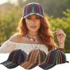 Bohemian Style Baseball Cap Random Colorful Patterned Patchwork Peaked Cap Fabric Adjustable Casquette For Man Women Unisex