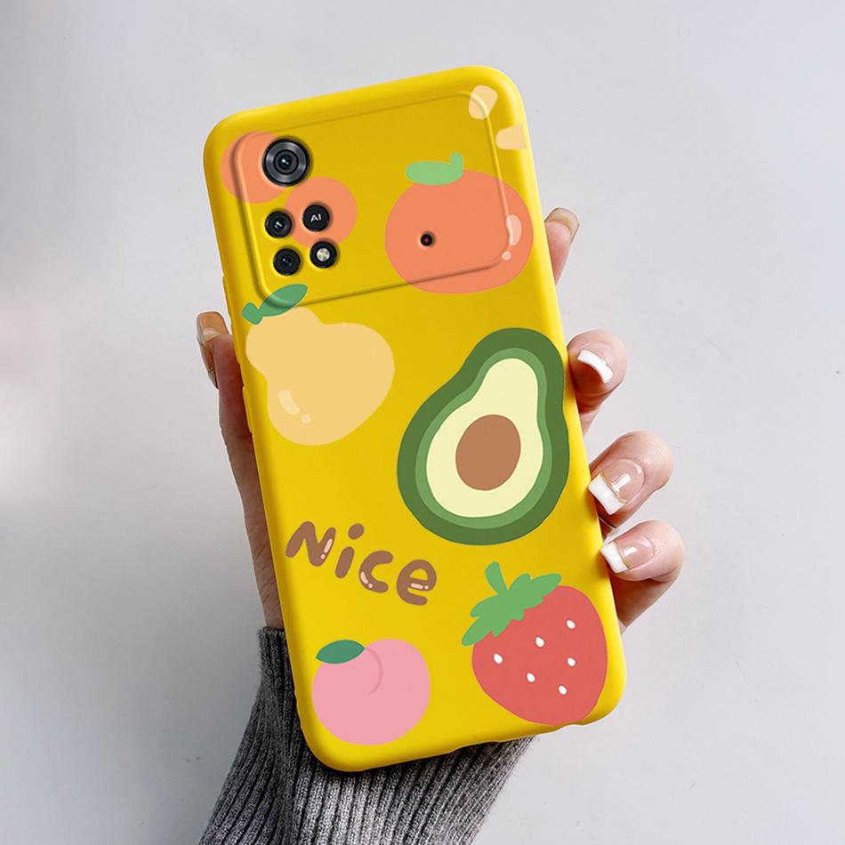 For Xiaomi Poco M4 Pro 4G Case Cute Cartoon Frog Cover Soft Silicone Phone Case For Xiaomi Poco M4 Pro PocoM4 5G Fundas Bumper